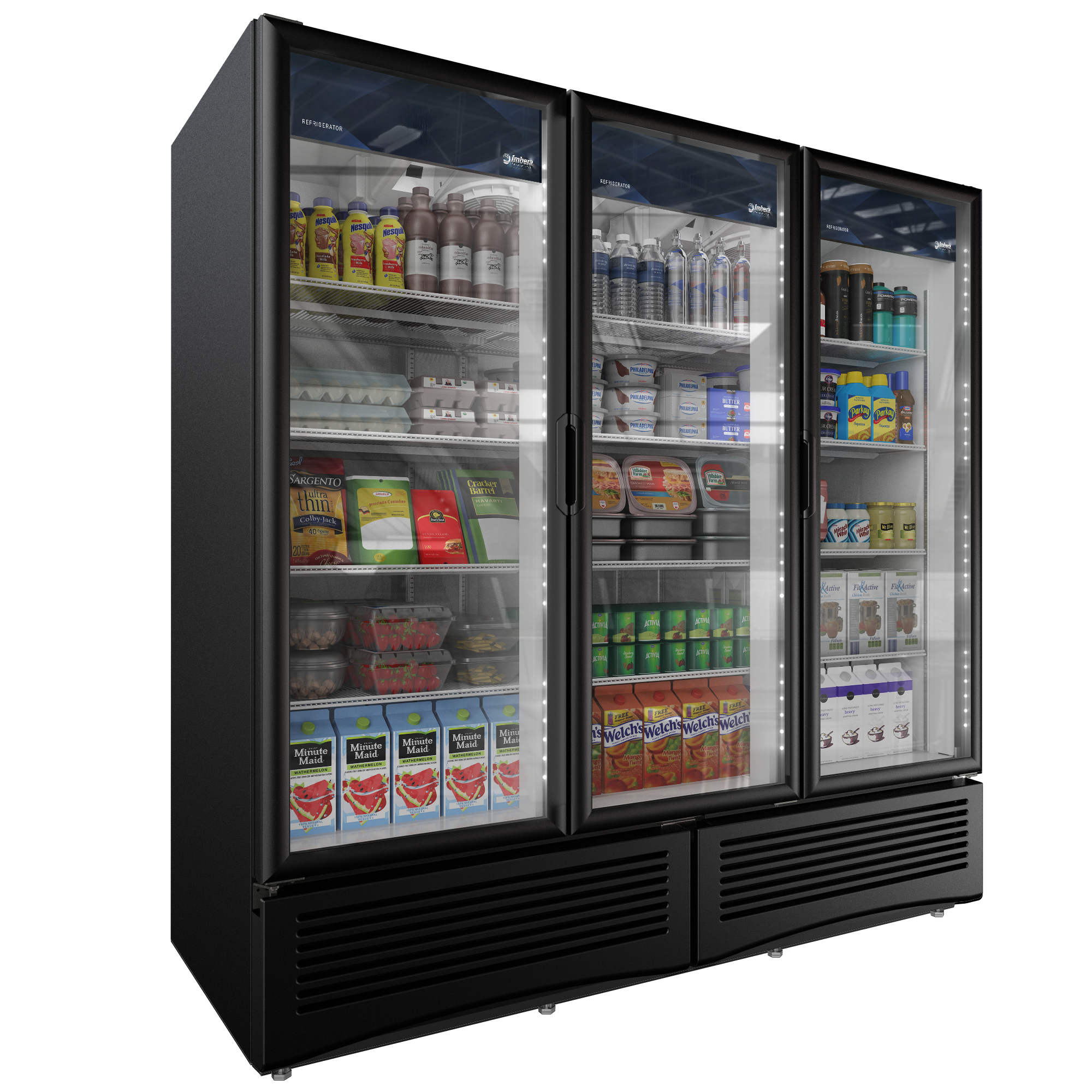 Imbera G372 3 Door Glass Cooler